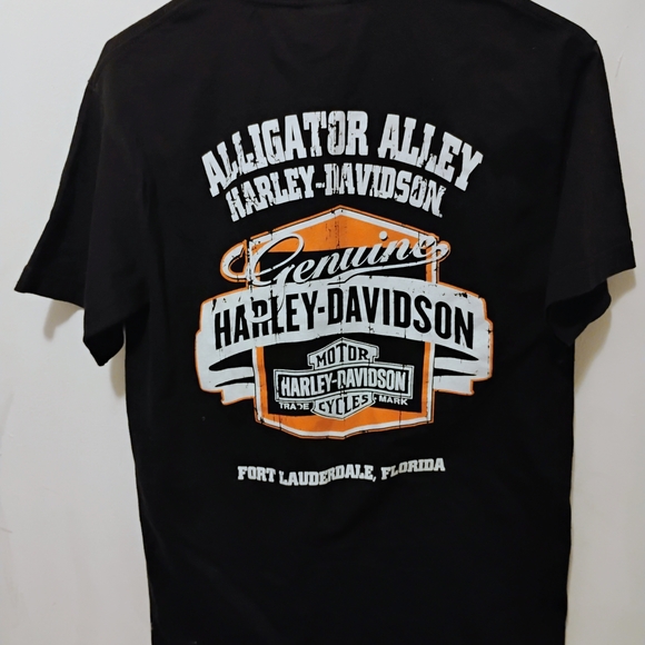 Harley-Davidson Black T-Shirt for Men - Picture 2 of 5